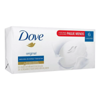 Imagem da oferta 5 Caixas Sabonete Em Barra Corporal Dove Original 90g - 6 Unidades