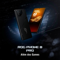 Imagem da oferta Smartphone ASUS ROG Phone 8 Pro 512GB 5G Snapdragon 8 Gen 3 16GB Ram Tela 678\" 165Hz Câm Tripla 50MP+32MP - Black