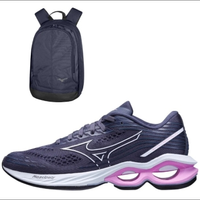 Imagem da oferta Kit 1 Tênis Mizuno Wave Creation 24 e 1 Mochila Fun New Azul