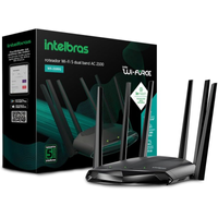 Imagem da oferta Roteador Wi-Fi 5 Wi-Force W5-2100G Preto Intelbras