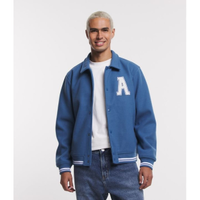 Imagem da oferta Jaqueta Bomber em Polivelour com Patch College e Bolsos