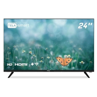 Imagem da oferta Smart TV HQ LED 24" 2 HDMI 2 USB WI-FI Android 11 e Processador Quad Core