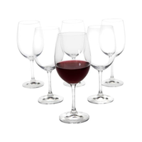 Imagem da oferta Jogo de Taças para Vinho 450ml 6 Peças - Cristal Bohemia