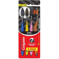 Imagem da oferta Escova Dental Colgate ZigZag Carvão 4 unidades