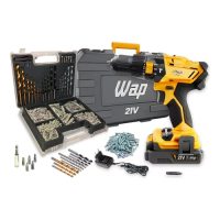 Imagem da oferta Parafusadeira Furadeira Impacto 21v K21 Wap + Kit 300 Peças - R$ 279,9