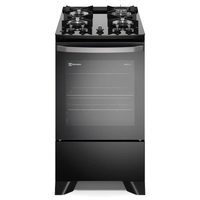 Imagem da oferta Fogão de Piso Electrolux de 04 Bocas Efficient com PerfectCook Preto - FE4GP