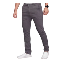 Imagem da oferta Calça Masculina Sarja Skinny Esporte Fino Com Bolsos Estilo