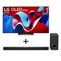 Imagem da oferta Comprar Combo Smart TV LG OLED evo AI C4 4K 55 polegadas 2024 + Soundbar LG S90TY - OLED55C4.S90TY | LG BR