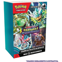 Imagem da oferta Mini Display Pokémon TCG Escarlate E Violeta 6 Mascaras De Crepúsculo