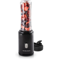 Imagem da oferta Liquidificador Individual Preto Dois Copos Personal Blender 220v Hamilton Beach