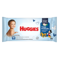 Imagem da oferta Toalha Umedecida Huggies Tripla Proteção Com 96 Unidades