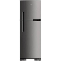 Imagem da oferta Geladeira Frost Free Brastemp Duplex 375L Cor Inox BRM44HK 127V