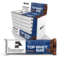 Imagem da oferta Max Titanium Top Whey Bar - 12 Unidades De 41G Brigadeiro