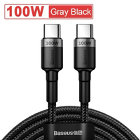 Imagem da oferta Cabo de Carregamento 100w Rápido Baseus USB C para Type C