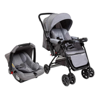 Imagem da oferta Travel System Poppy Duo Cosco Preto Mescla