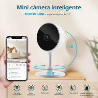 Imagem da oferta Câmera de Segurança Wifi Interna Coibeu 3mp