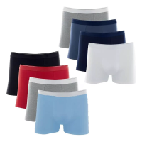 Imagem da oferta Cueca Boxer Slim Fitness Masculina Adulto 8 Unidades