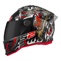 Imagem da oferta Capacete Pro Tork Fechado Stealth Dragon Viseira Fumê