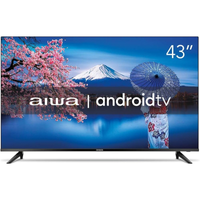 Imagem da oferta Smart TV Aiwa 43 Android Full HD Borda Ultrafina HDR10 Dolby Áudio - AWS-TV-43-BL-02-A