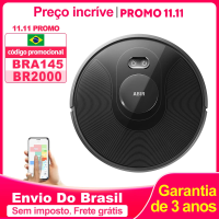 Imagem da oferta (Código promocional: BR2000)Robô aspirador de pó ABIR X8 navegação a laser lidar 6500pa sucção multi-assoalho