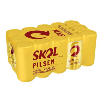 Imagem da oferta 3 Peck (45 unid) Cerveja Skol Pilsen Com 15 Unidades De 269ml