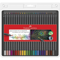 Imagem da oferta Lápis de Cor Faber-Castell EcoLápis Supersoft 24 Cores