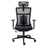 Imagem da oferta Cadeira Office Elements Vertta Até 150 kg Reclinável Braços 3D Cilindro Classe 4 Preto - 70048