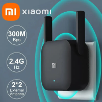 Imagem da oferta Xiaomi Amplificador Wifi Pro 300M 2.4G Repetidor Expansor de Rede Range Extender Roteader Mi Router Wi-Fi