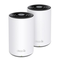 Imagem da oferta Kit 2 Roteadores Mesh TP-Link AXE5400 Wireless Gigabit-Ethernet 5400Mbps Tri Band - Deco XE75(2-pack)(US)