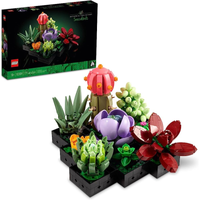 Imagem da oferta Kit de Construção de Decoração de PlantasSuculentas 10309 LEGO® - 771 peças