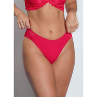 Imagem da oferta CALCINHA BÍQUINI RENDADA JASMINE CEREJA - Descubra as melhores e mais confortáveis lingeries Confira! |  Linge