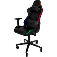 Imagem da oferta Cadeira Gamer Draxen DN1 até 150 kg RGB Rodas de Silicone Encosto Regulável Almofadas para apoio Preto