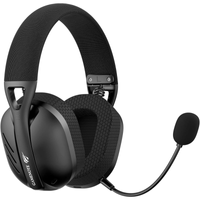 Imagem da oferta Fone de Ouvido Headset Sem Fio - Gamer Havit Fuxi-H3 Black Quad-Mode Wireless 2.4GHz Bluetooth