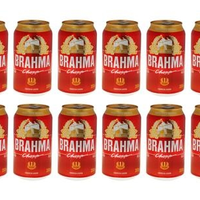 Imagem da oferta Cerveja Brahma Chopp Lager Pilsen 12 Unidades - Lata 350ml