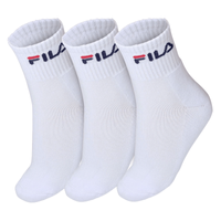 Imagem da oferta Kit Meia Cano Médio 3 Pares Fila Tripack Branco Tam 39-43