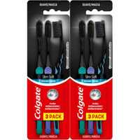 Imagem da oferta Colgate Escova De Dente Slim Soft Black 6 Unid Modelo: 61031393 Cor: Preto