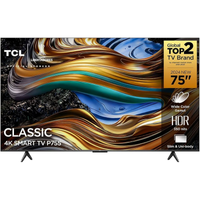 Imagem da oferta TCL LED SMART TV 75 P755 4K UHD GOOGLE TV