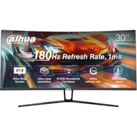 Imagem da oferta Monitor Gamer Ultrawide Dahua 30'' WFHD 200Hz 1MS DCR Inteligente Adaptive-Sync HDMI DP VA Preto - DHI-LM30-E330CA