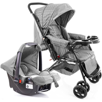 Imagem da oferta Cosco Kids Travel System Reverse Cinza Rajado