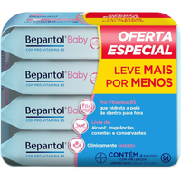 Imagem da oferta Lenços Umedecidos  Bepantol Baby Hipoalergênicos - Kit com 192 Unidades