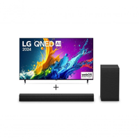 Imagem da oferta Combo Smart TV LG QNED AI 4K QNED80 65\" 2024 + Soundbar LG S40T