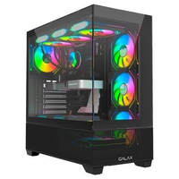 Imagem da oferta Gabinete Galax Saturno Black Mid Tower M-ATX Frontal de Vidro Preto - GLX-SATURNO-2063