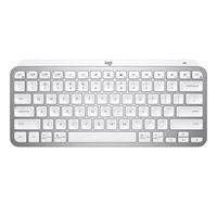 Imagem da oferta Teclado Sem Fio Logitech MX Keys Mini Iluminação Smart Bluetooth USB Easy-Switch Recarregável Cinza Claro - 920