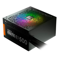 Imagem da oferta Fonte Gamdias Kratos E1 500W 80% de Eficiência RGB GD-Z500ZZZ