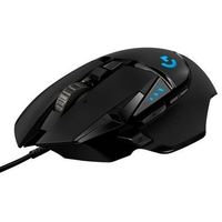 Imagem da oferta Mouse Gamer Logitech G502 HERO com RGB LIGHTSYNC Ajustes de Peso 11 Botões Programáveis Sensor HERO 25K - 910-005550