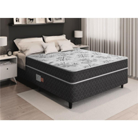 Imagem da oferta Cama Box Conjugada Ortopedica Casal D26 Lucas Home Unique 138x188x52cm