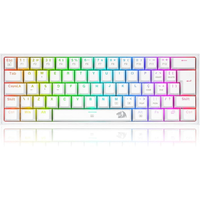 Imagem da oferta Teclado Mecanico Gamer Fizz Rgb Branco Switch Vermelho