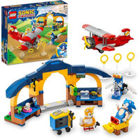 Imagem da oferta LEGO Set Sonic 76991 A Oficina de Tails e o Aviao Tornado 376 peças