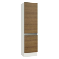 Imagem da oferta Paneleiro Armário de Cozinha 100% MDF 2 Portas Branco/Rustic Smart Madesa