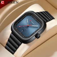 Imagem da oferta CURREN Simples Business Square Quartz Relógios Casual Pulseira de Aço Inoxidável Relógio de Pulso com Data Automáti